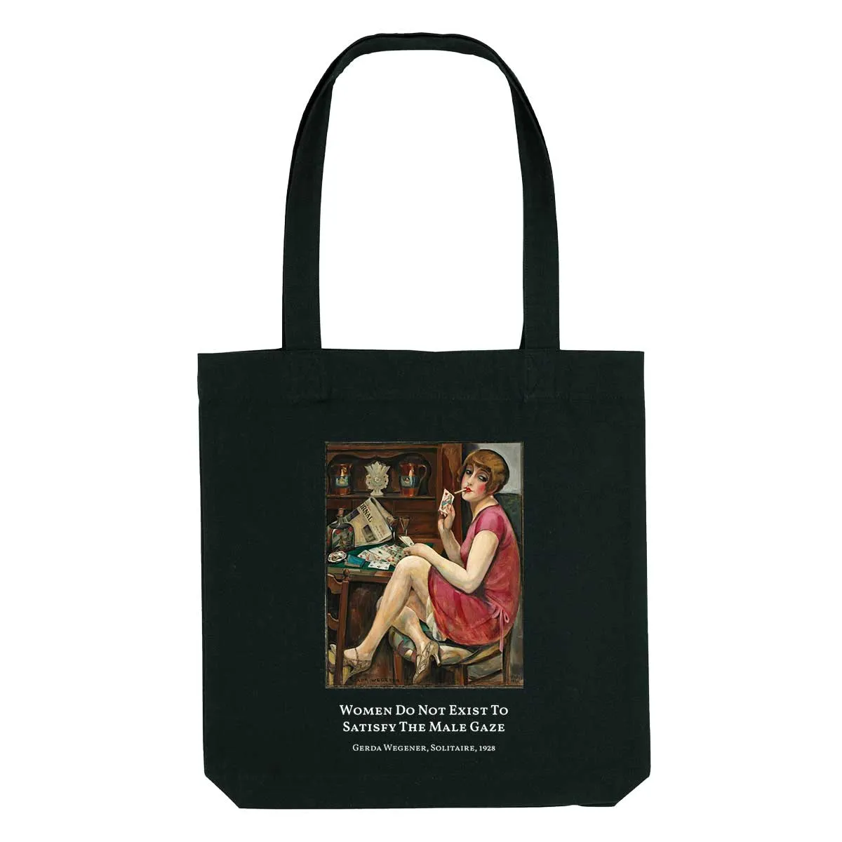 Solitaire by Gerda Wegener Strong As Hell Tote Bag sold by The Spark Company