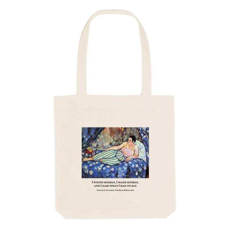 The Blue Room by Suzanne Valadon Strong As Hell Tote Bag sold by The Spark Company