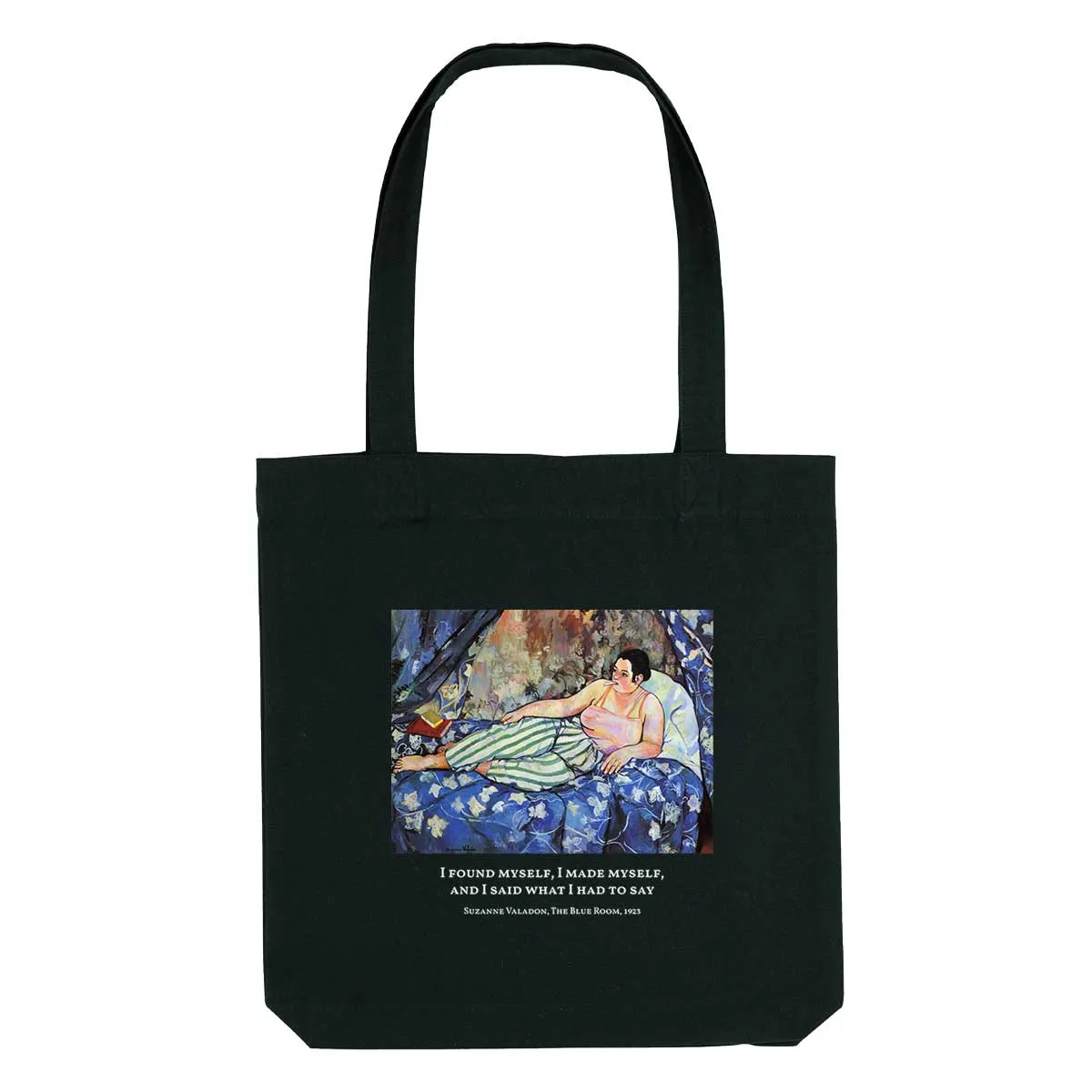 The Blue Room by Suzanne Valadon Strong As Hell Tote Bag sold by The Spark Company product image thumbnail 2