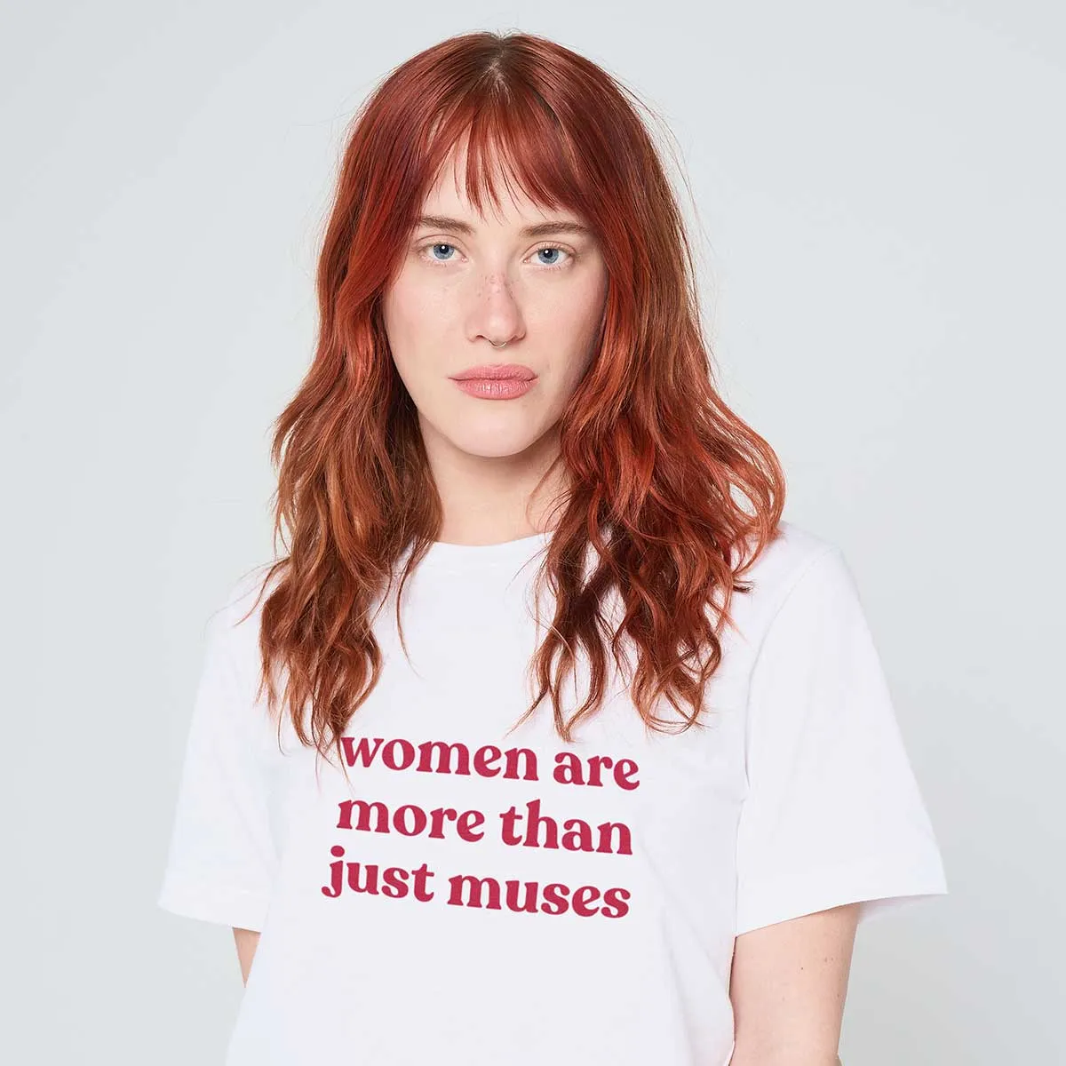 Women Are More Than Just Muses T-Shirt sold by The Spark Company product image thumbnail 2