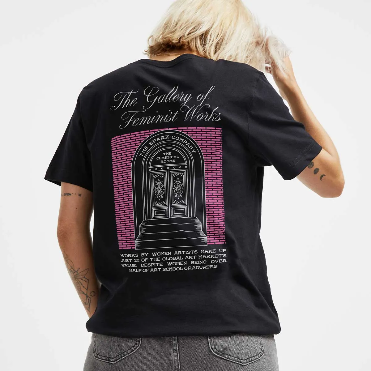 The Gallery Of Feminist Works T-Shirt sold by The Spark Company product image thumbnail 2