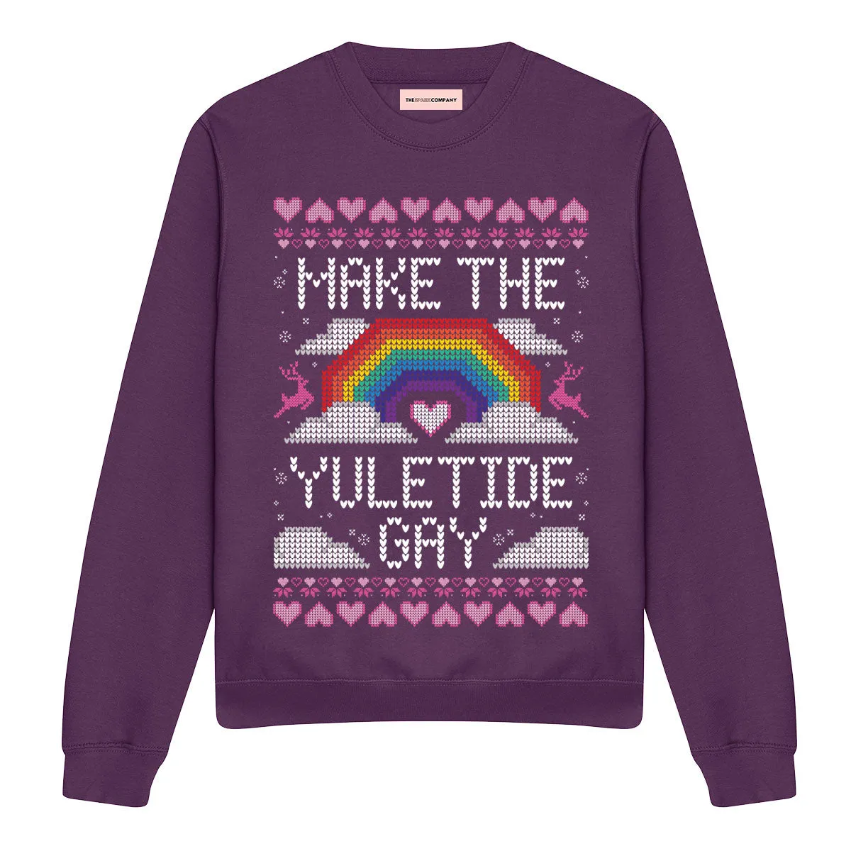 Make The Yuletide Gay Ugly Christmas Jumper sold by The Spark Company product image thumbnail 4