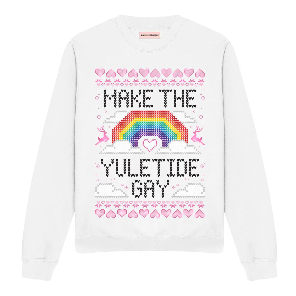 Make The Yuletide Gay Ugly Christmas Jumper sold by The Spark Company product image thumbnail 3