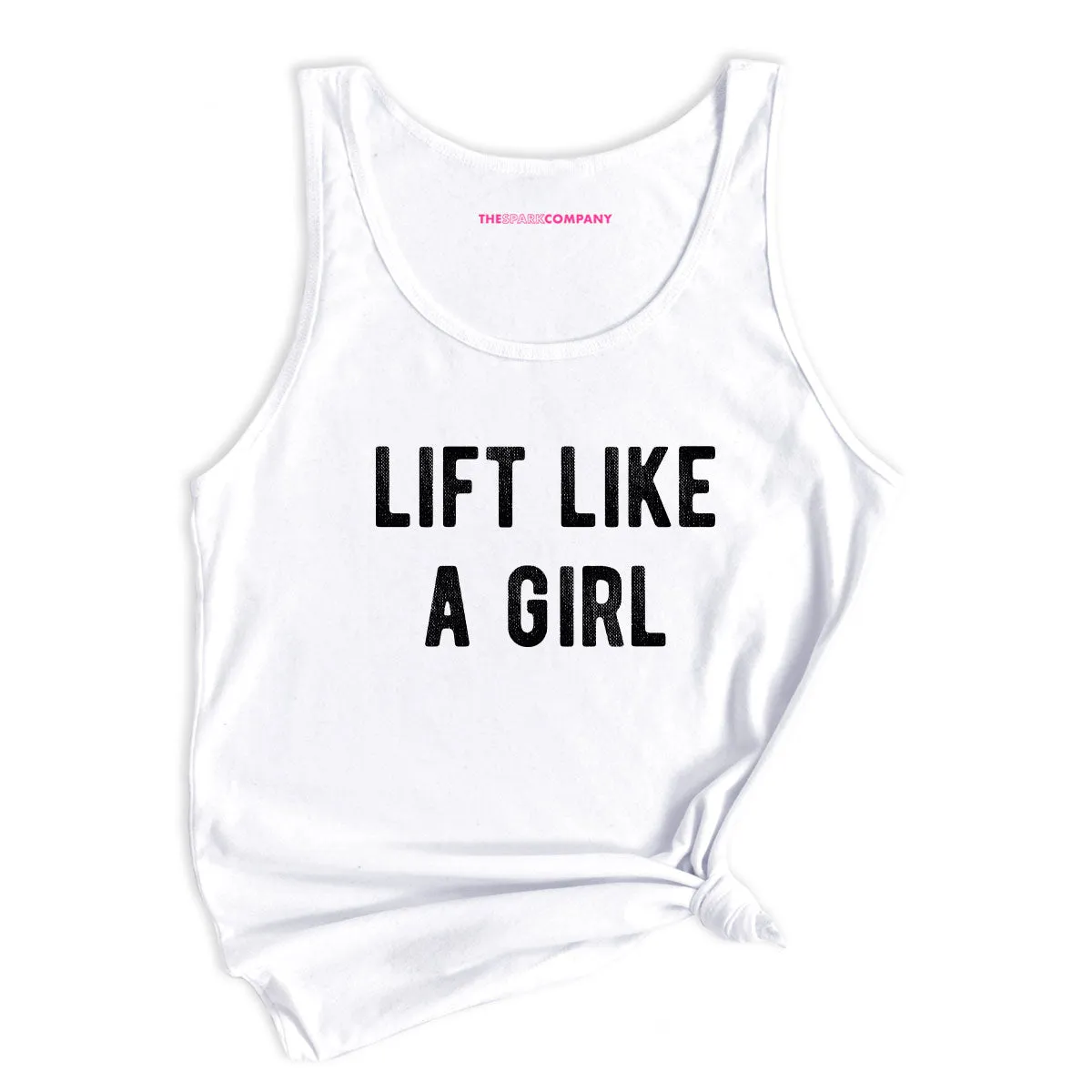Lift Like A Girl Tank Top sold by The Spark Company product image thumbnail 5