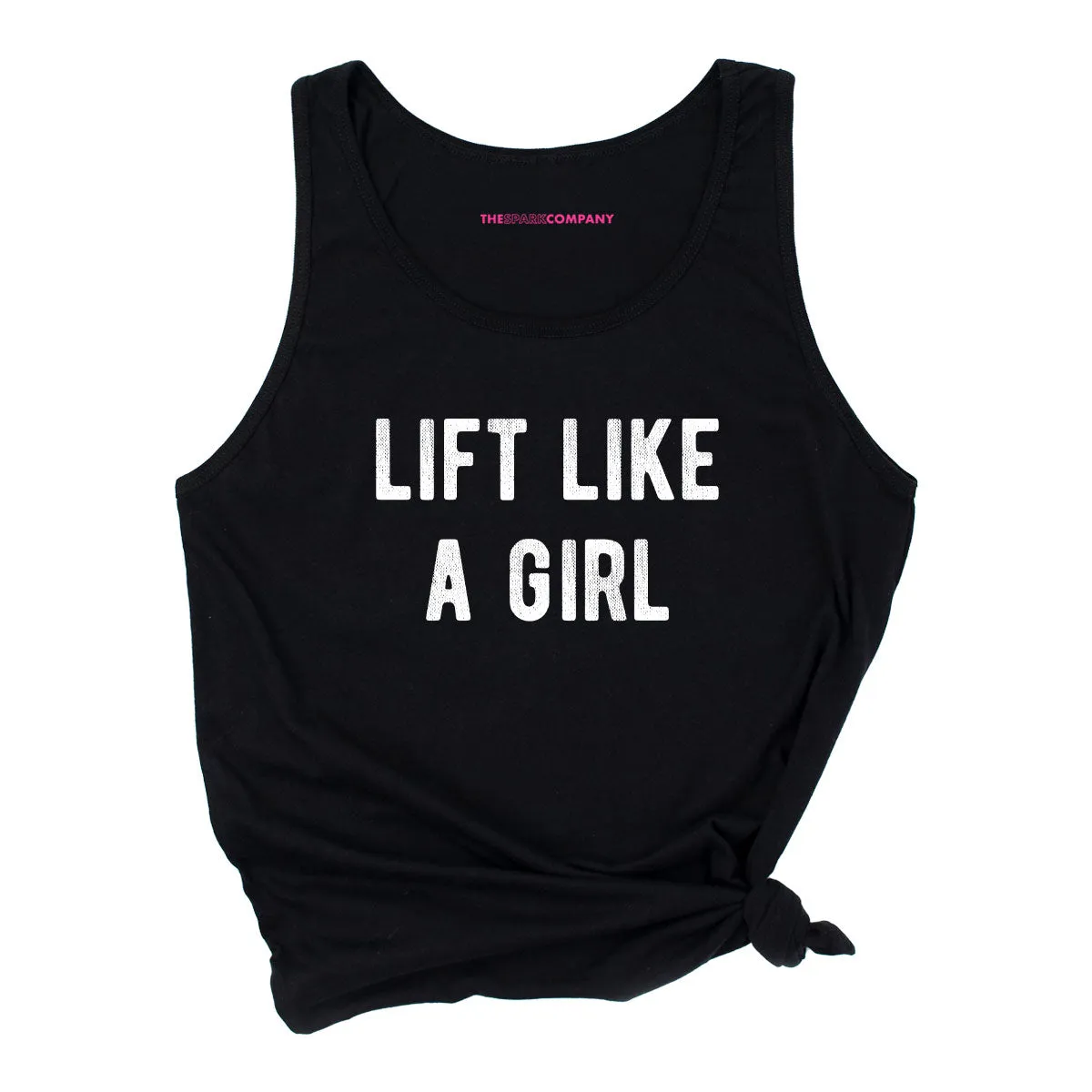 Lift Like A Girl Tank Top sold by The Spark Company product image thumbnail 3