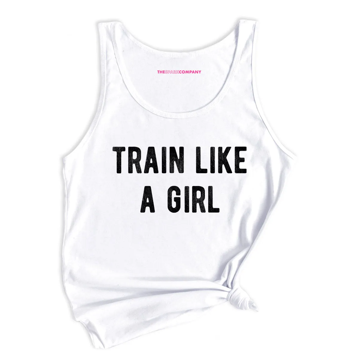 Train Like A Girl Tank Top sold by The Spark Company product image thumbnail 3