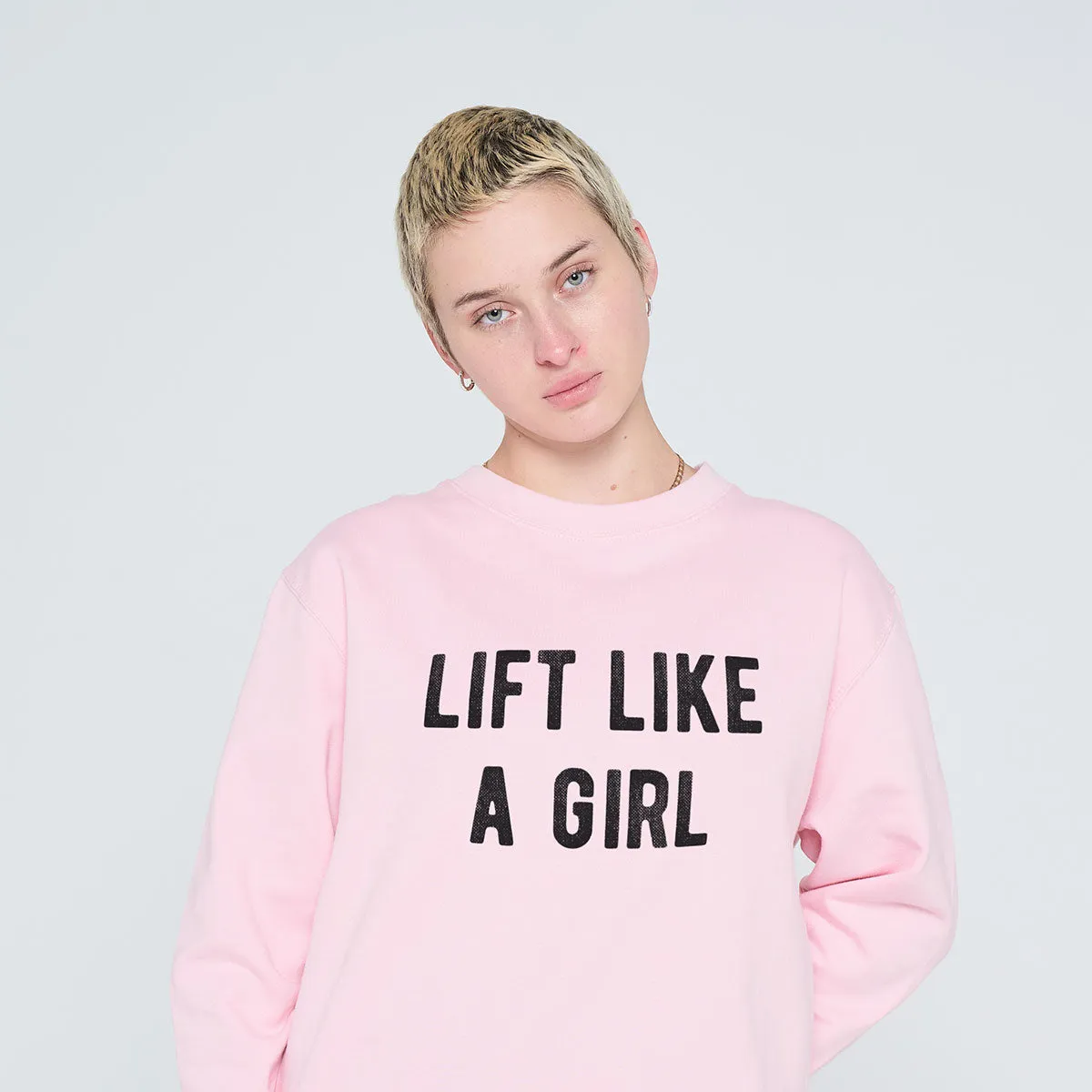 Lift Like A Girl Sweatshirt sold by The Spark Company product image thumbnail 2