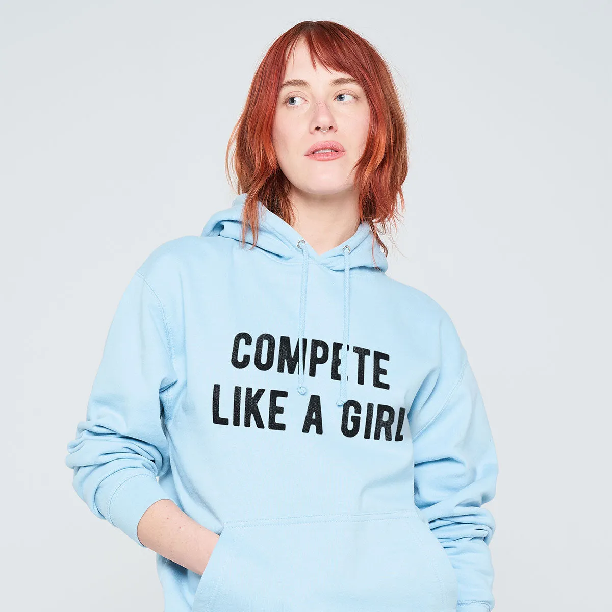 Compete Like A Girl Hoodie sold by The Spark Company product image thumbnail 2