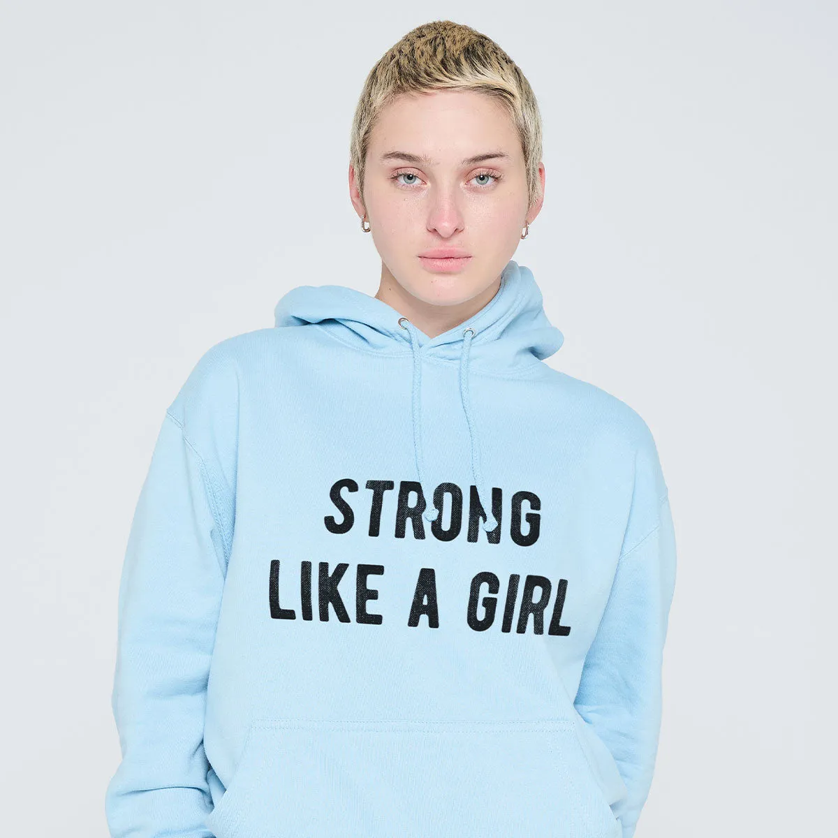 Strong Like A Girl Hoodie sold by The Spark Company product image thumbnail 5