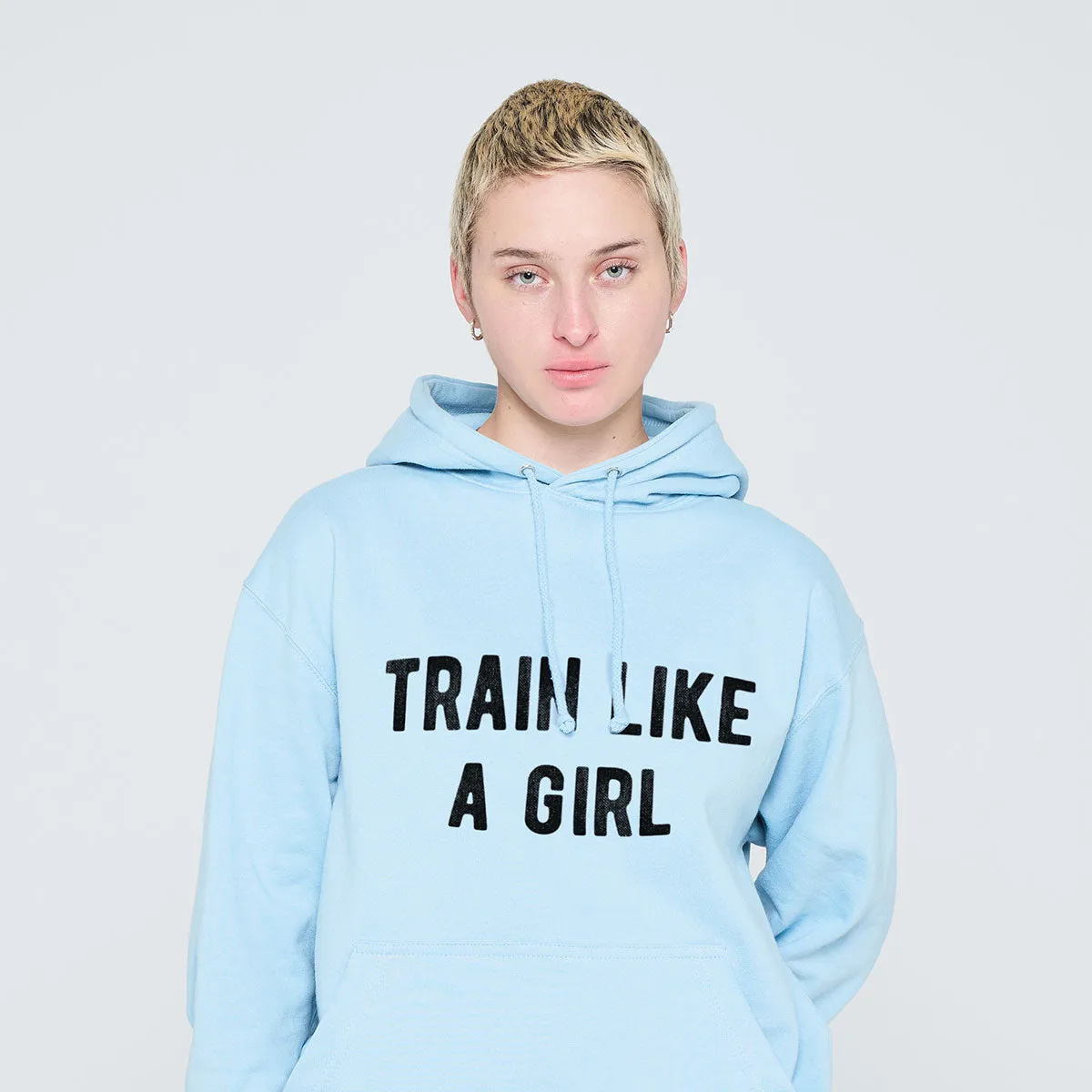 Train Like A Girl Hoodie sold by The Spark Company product image thumbnail 3