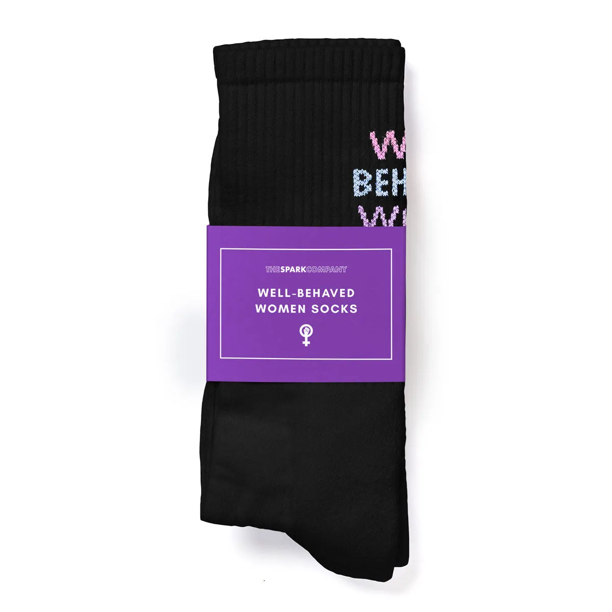 Well Behaved Women Seldom Make History Socks sold by The Spark Company product image thumbnail 3