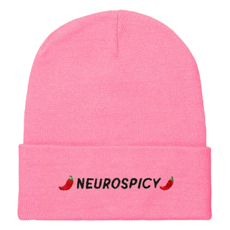 Neurospicy Embroidered Beanie Hat sold by The Spark Company