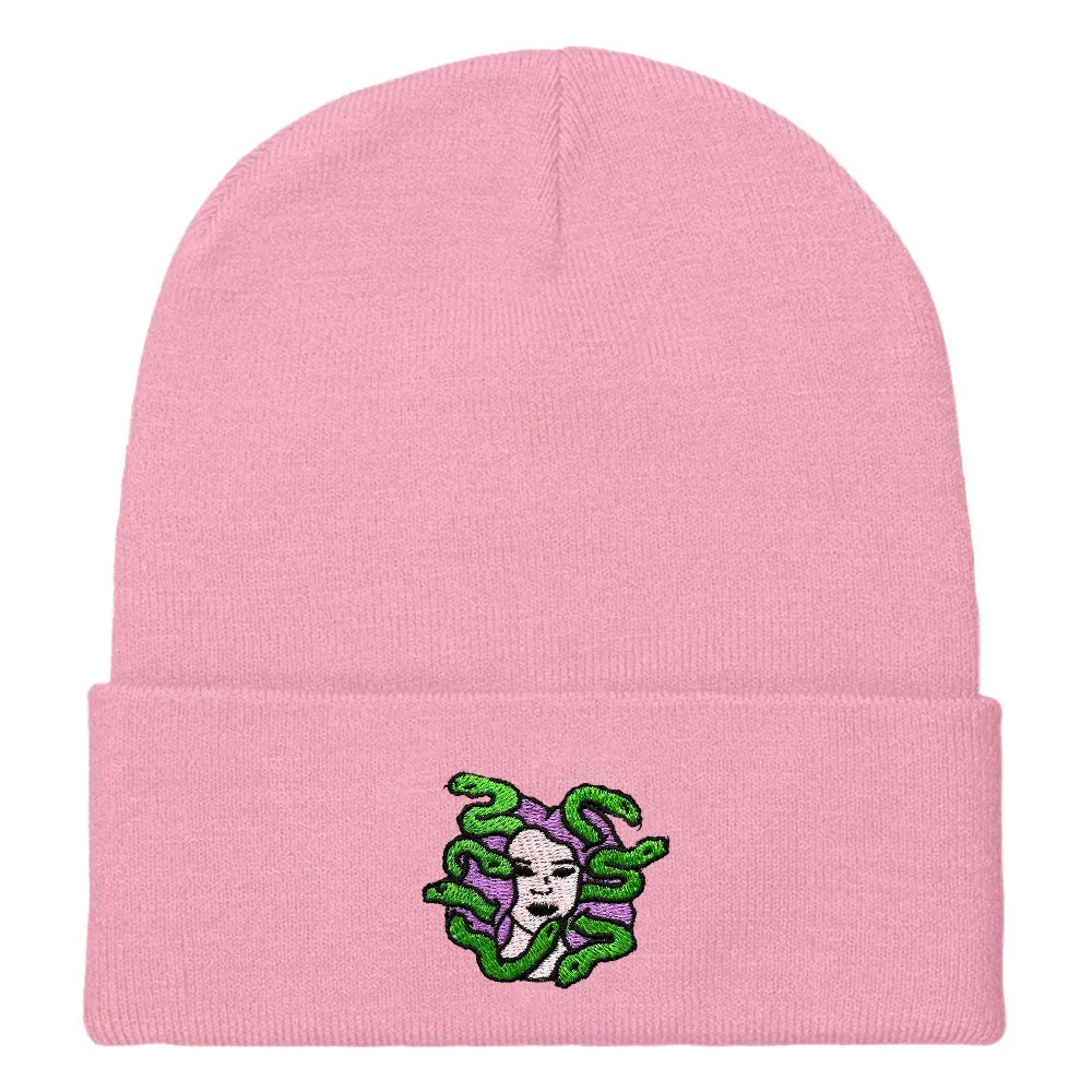 Medusa Embroidered Beanie Hat sold by The Spark Company product image thumbnail 3