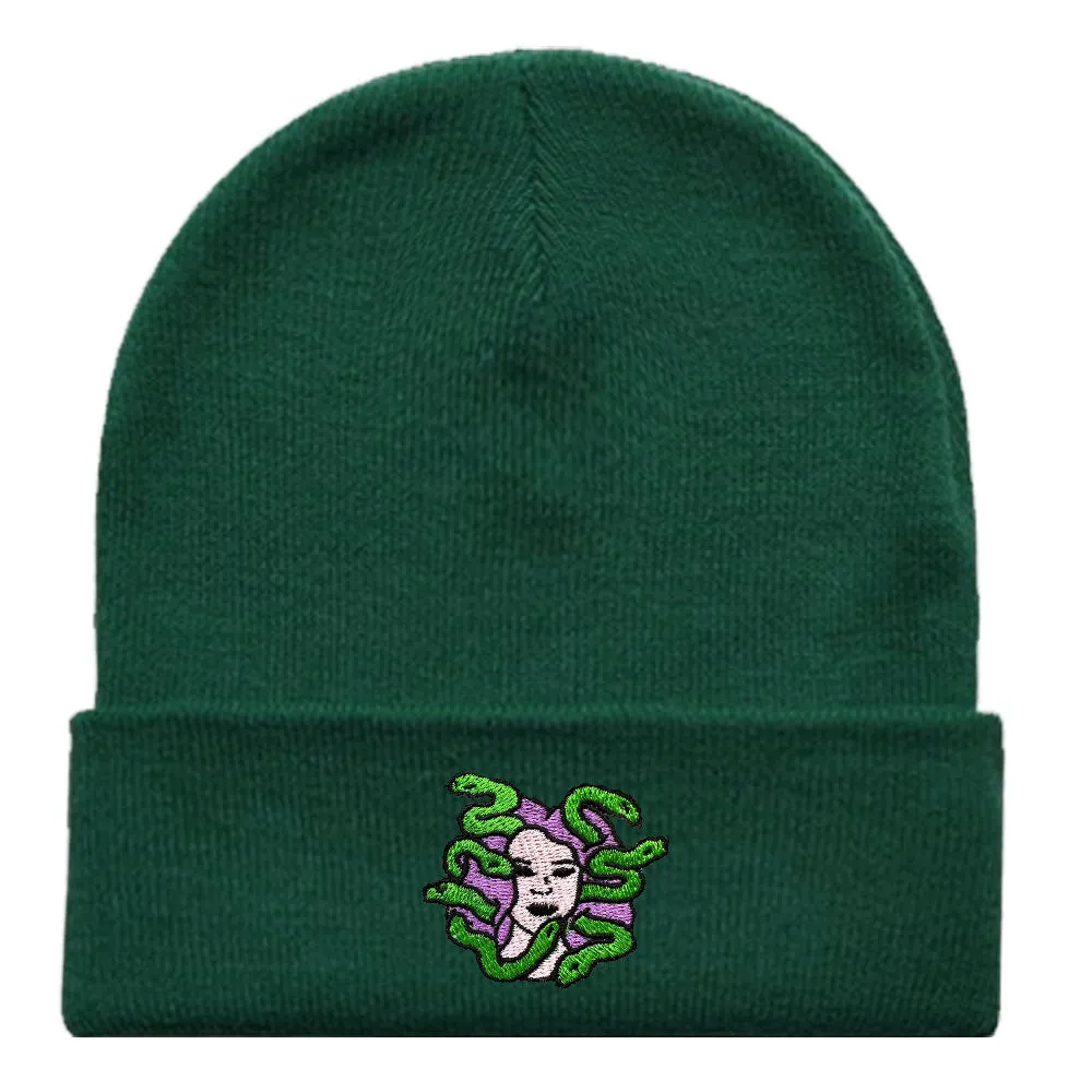 Medusa Embroidered Beanie Hat sold by The Spark Company product image thumbnail 2