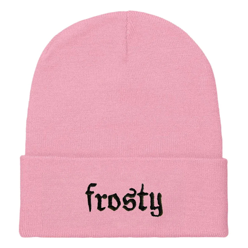 Frosty Embroidered Beanie Hat sold by The Spark Company product image thumbnail 5