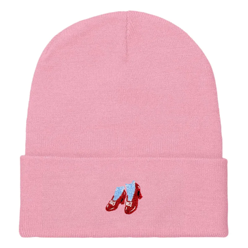 Ruby Slippers Embroidered Beanie Hat sold by The Spark Company