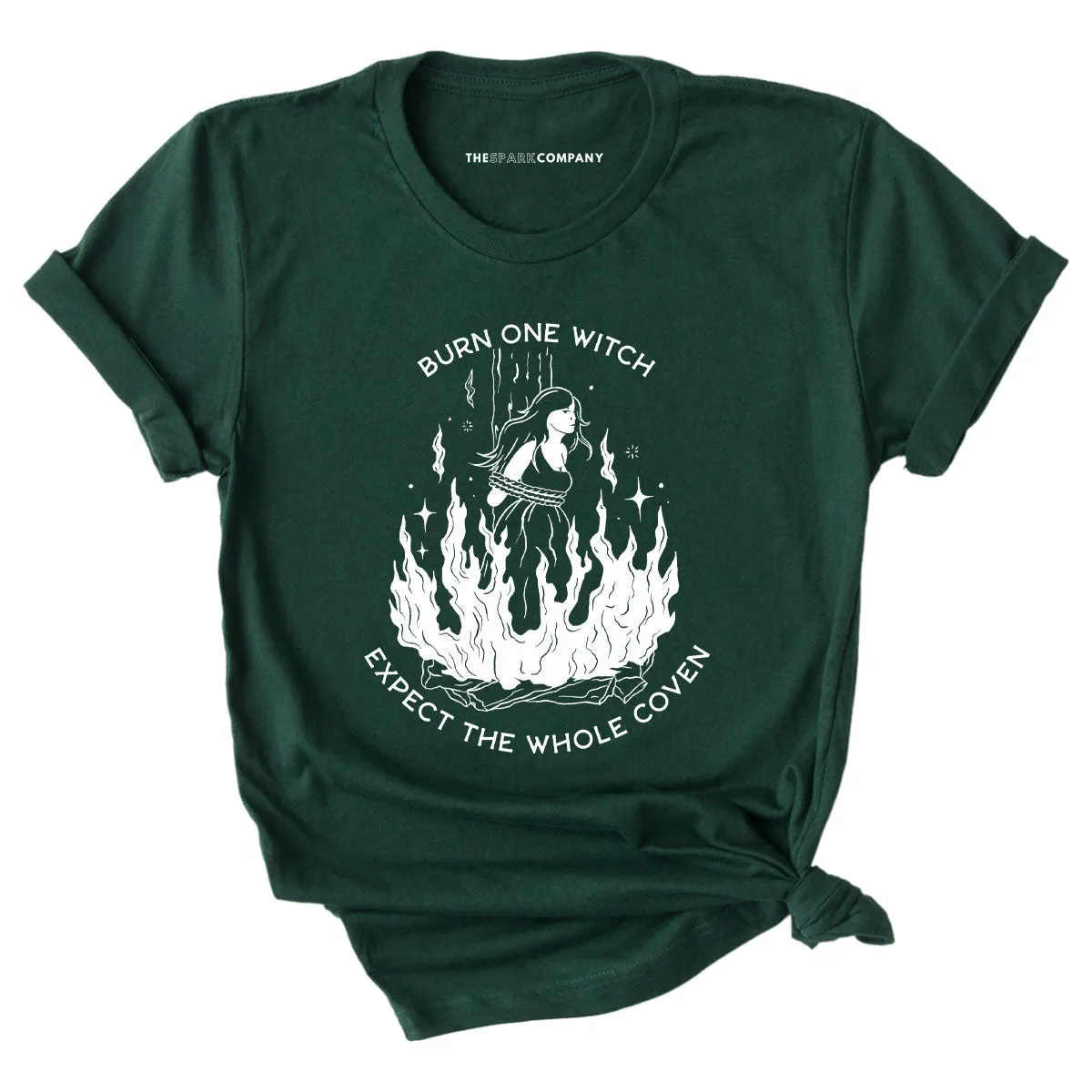 Burn One Witch Expect The Whole Coven T-Shirt sold by The Spark Company