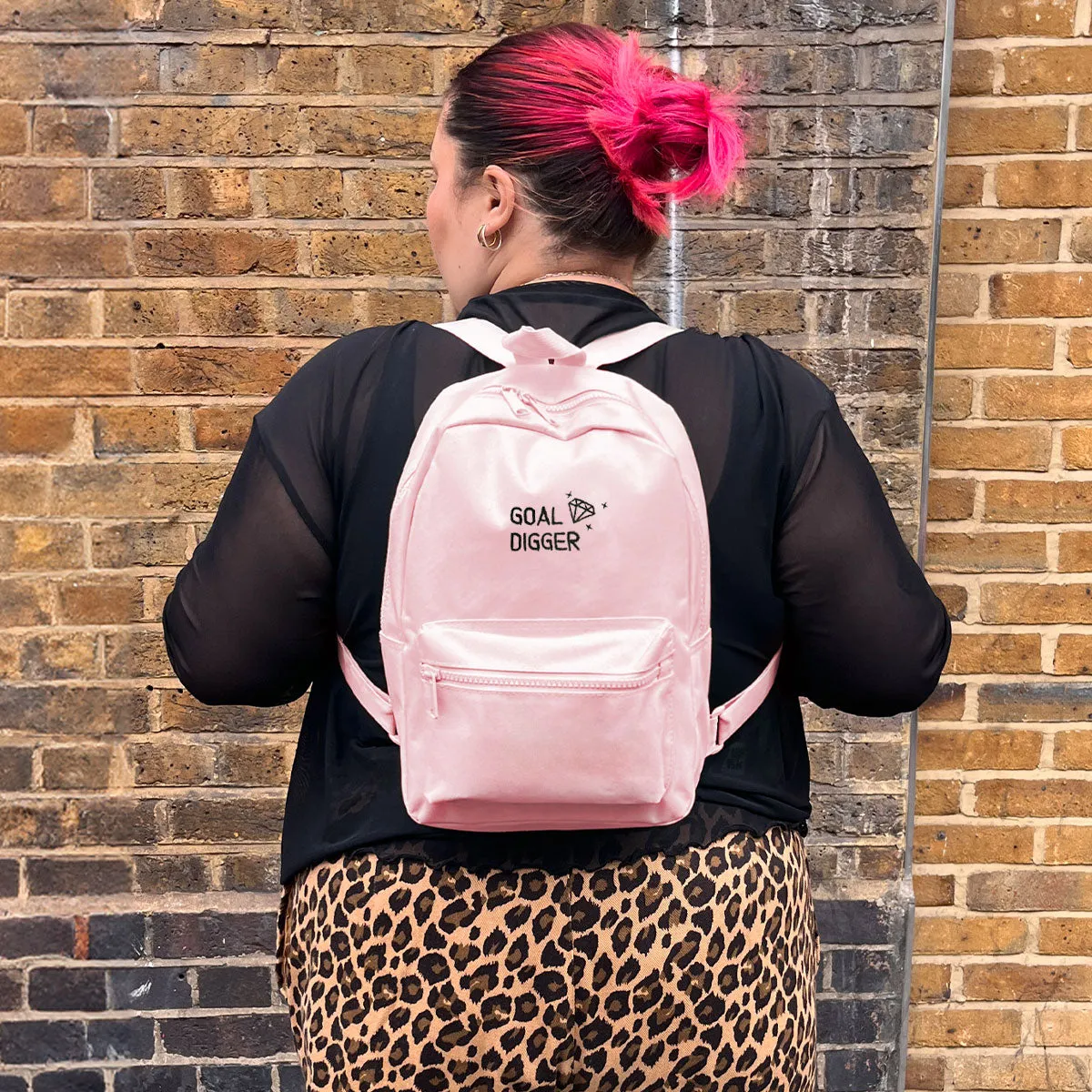 Goal Digger Embroidered Mini Backpack sold by The Spark Company product image thumbnail 2