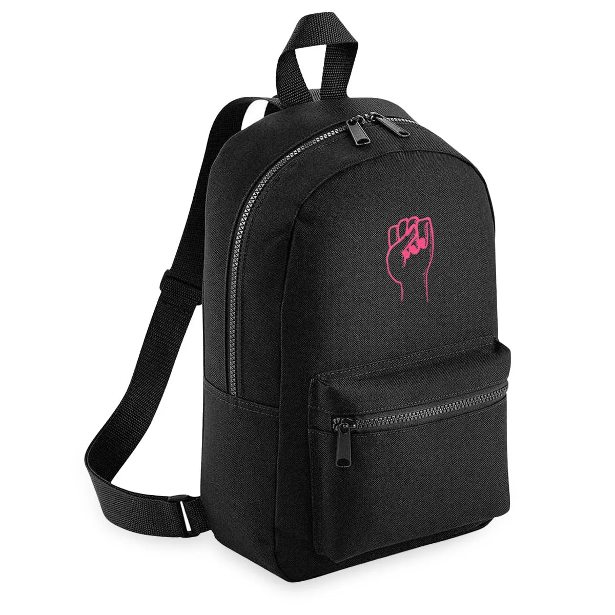 Feminist Fist Embroidered Mini Backpack sold by The Spark Company product image thumbnail 5