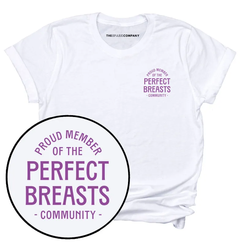 Perfect Breasts Community T-Shirt sold by The Spark Company