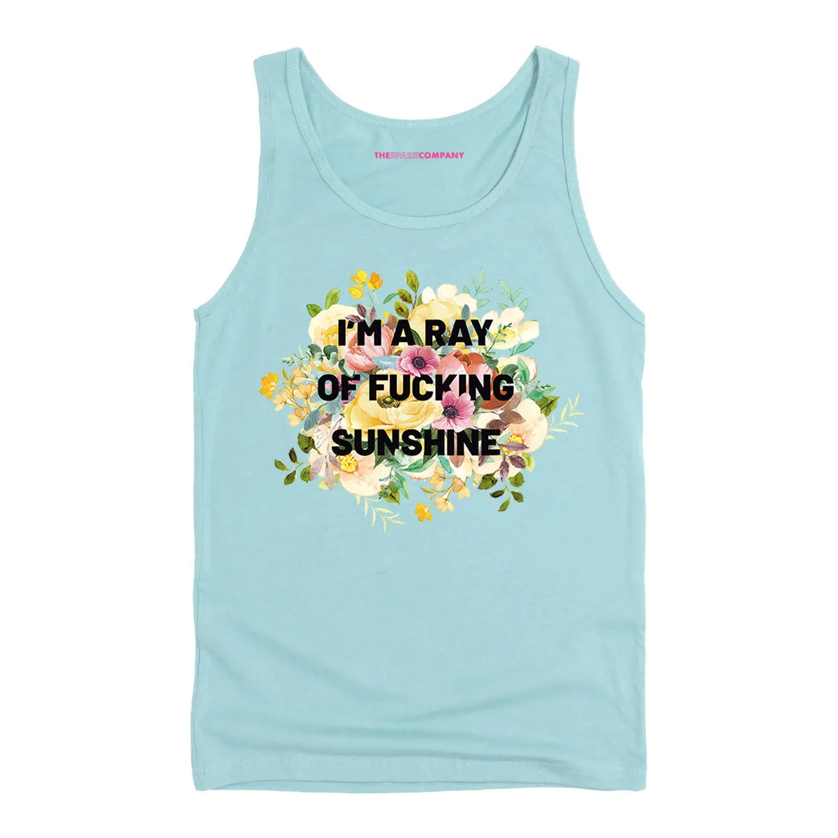 I'm A Ray Of F*cking Sunshine Tank Top sold by The Spark Company product image thumbnail 2