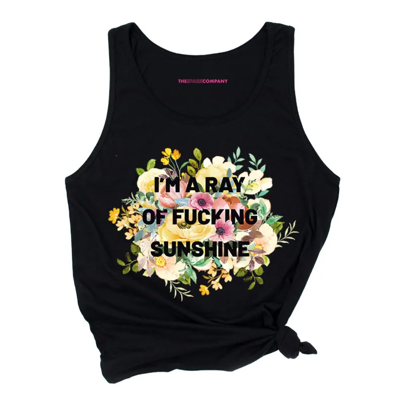 I'm A Ray Of F*cking Sunshine Tank Top sold by The Spark Company