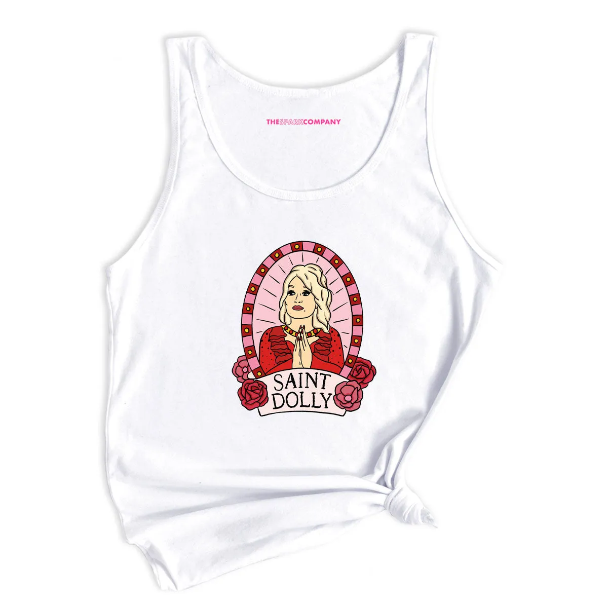 Saint Dolly Tank Top sold by The Spark Company product image thumbnail 3