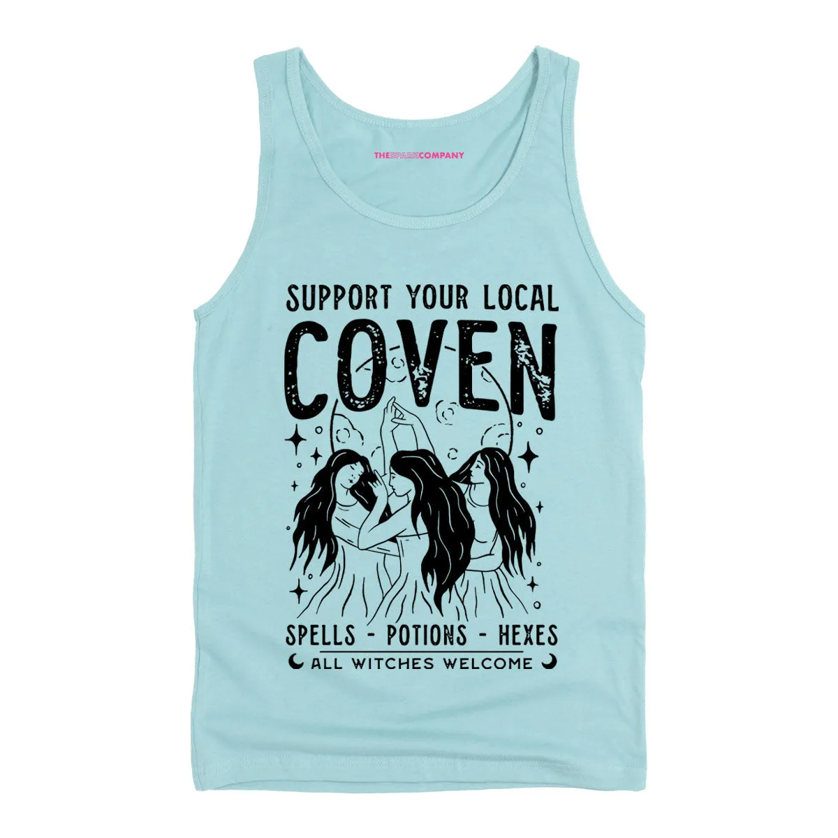 Support Your Local Coven Tank Top sold by The Spark Company product image thumbnail 4