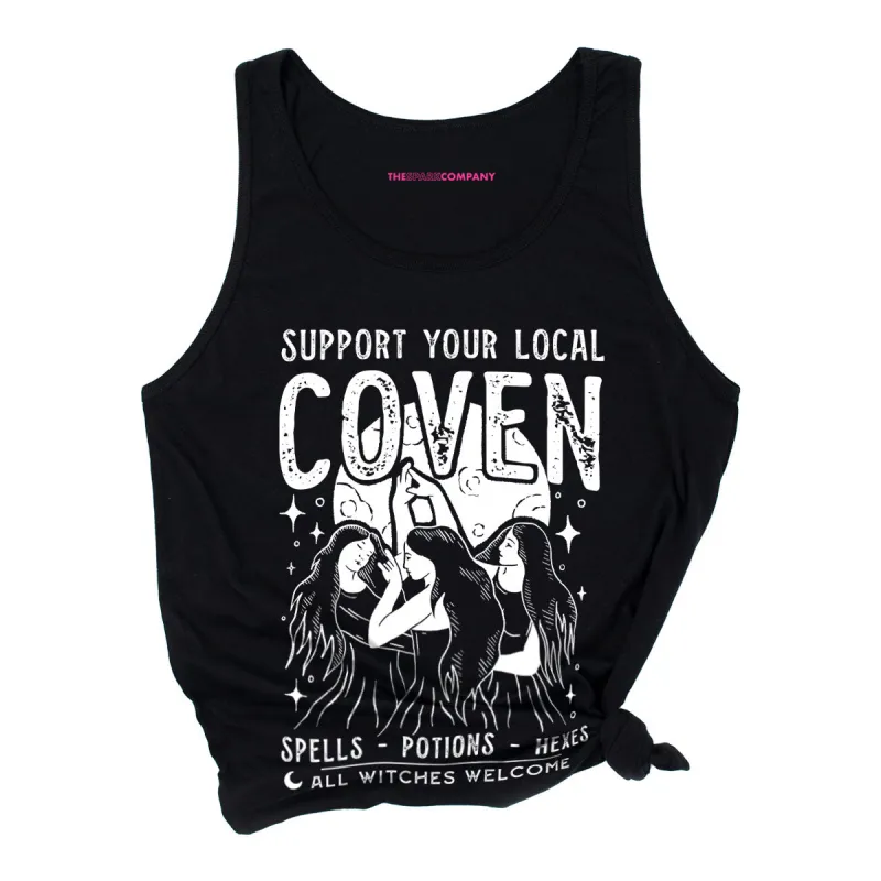 Support Your Local Coven Tank Top sold by The Spark Company