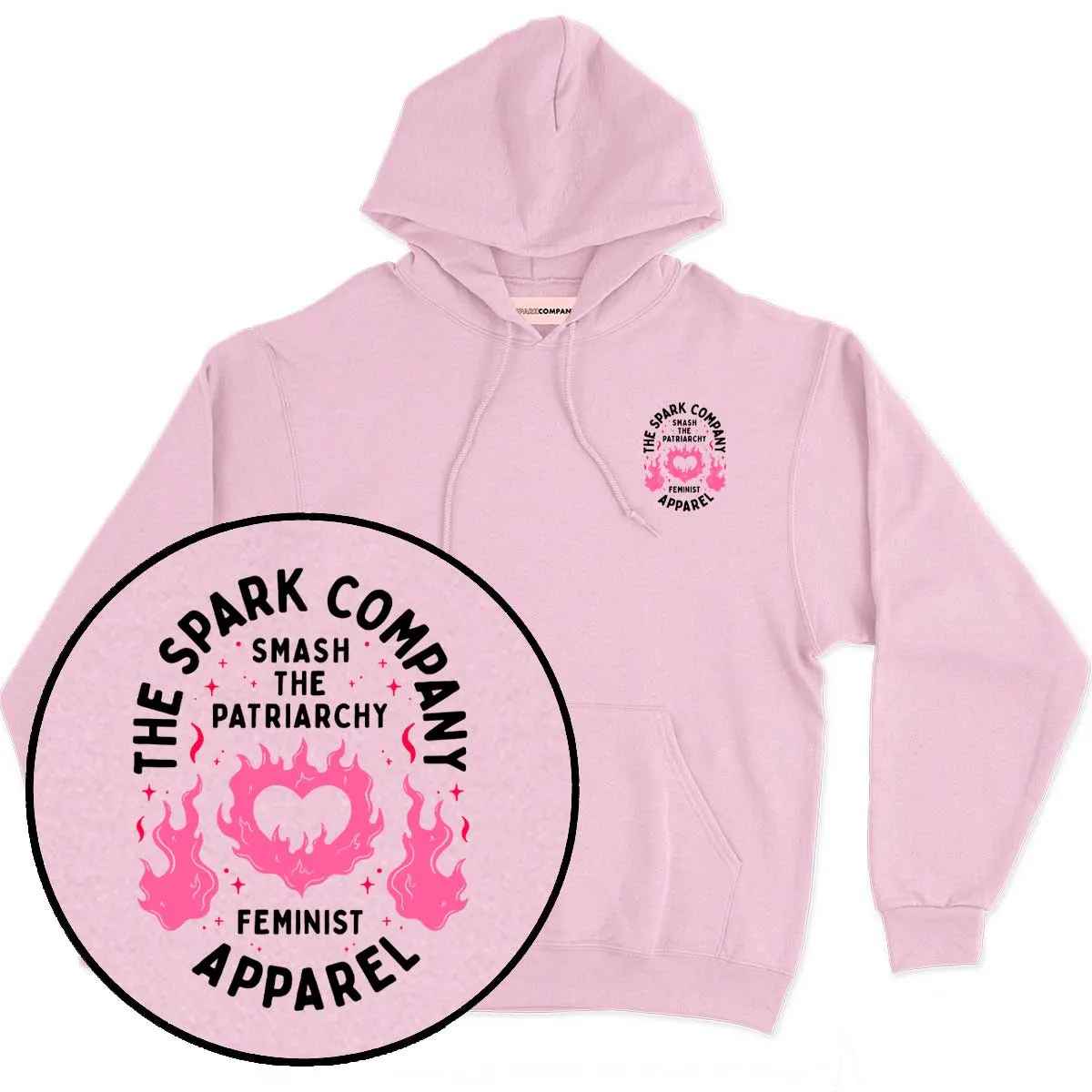 The Spark Company Feminist Apparel Hoodie sold by The Spark Company