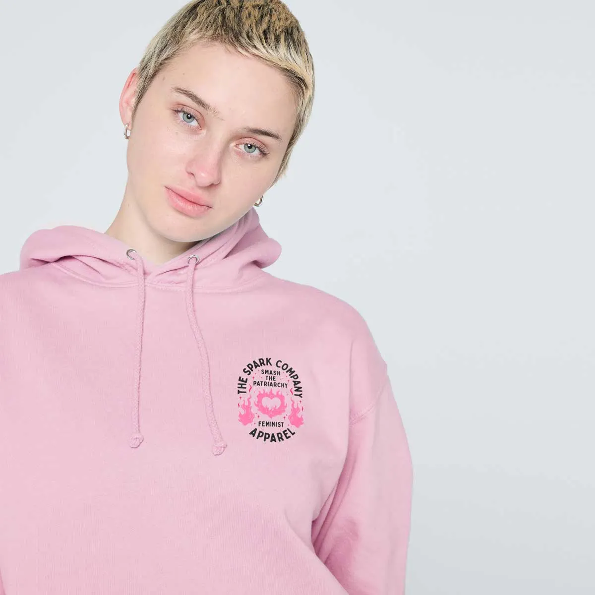 The Spark Company Feminist Apparel Hoodie sold by The Spark Company product image thumbnail 2