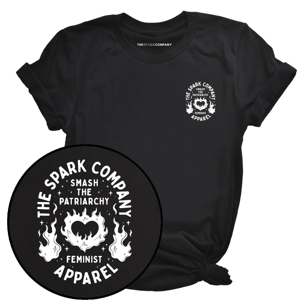 The Spark Company Feminist Apparel T-Shirt sold by The Spark Company product image thumbnail 3