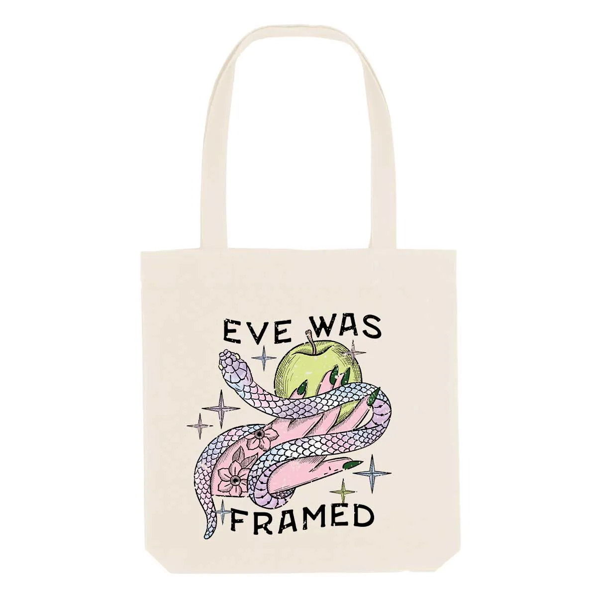 Eve Was Framed Strong As Hell Tote Bag sold by The Spark Company product image thumbnail 2