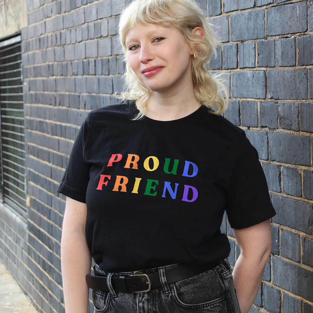 Proud Friend T-Shirt sold by The Spark Company product image thumbnail 2