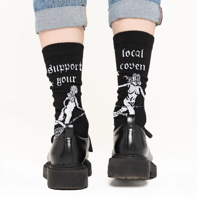 Support Your Local Coven Socks sold by The Spark Company