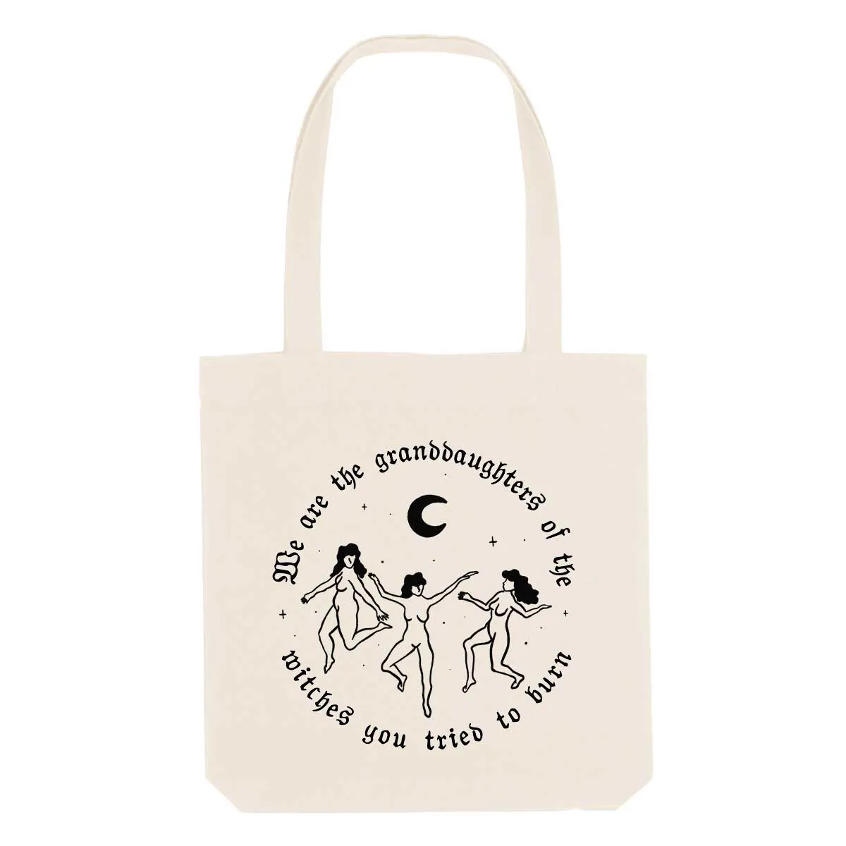 We Are The Granddaughters Of The Witches You Tried To Burn Strong As Hell Tote Bag sold by The Spark Company product image thumbnail 2