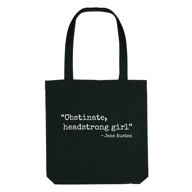 Obstinate Headstrong Girl Strong As Hell Tote Bag sold by The Spark Company