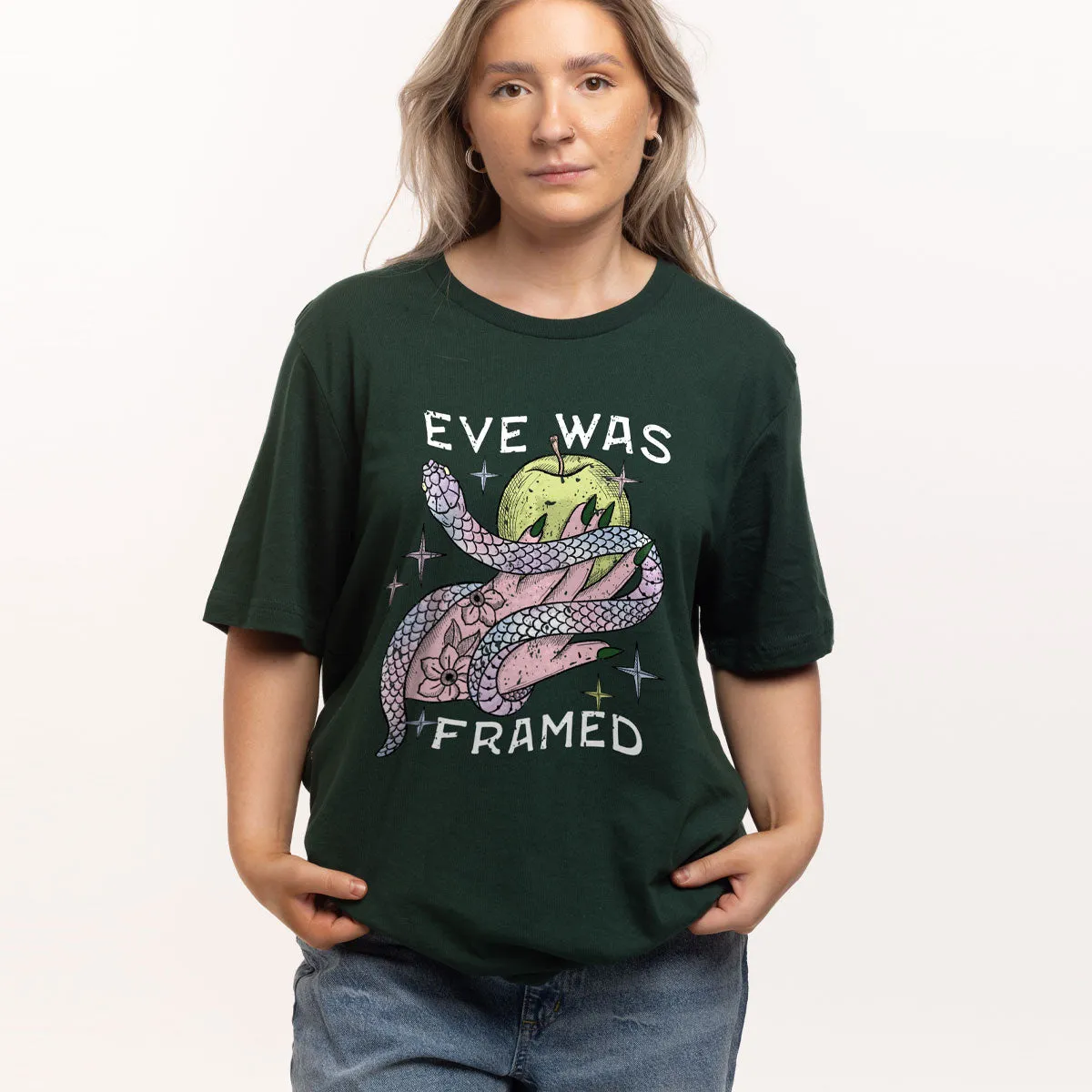 Eve Was Framed T-Shirt sold by The Spark Company product image thumbnail 3