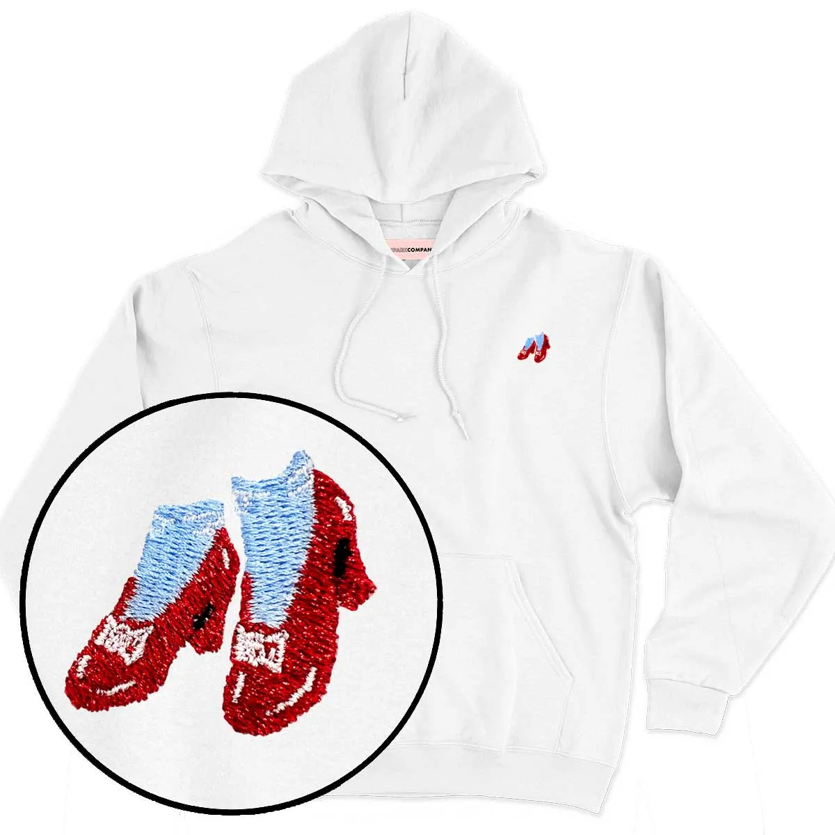 Ruby Slippers Embroidered Hoodie sold by The Spark Company product image thumbnail 2
