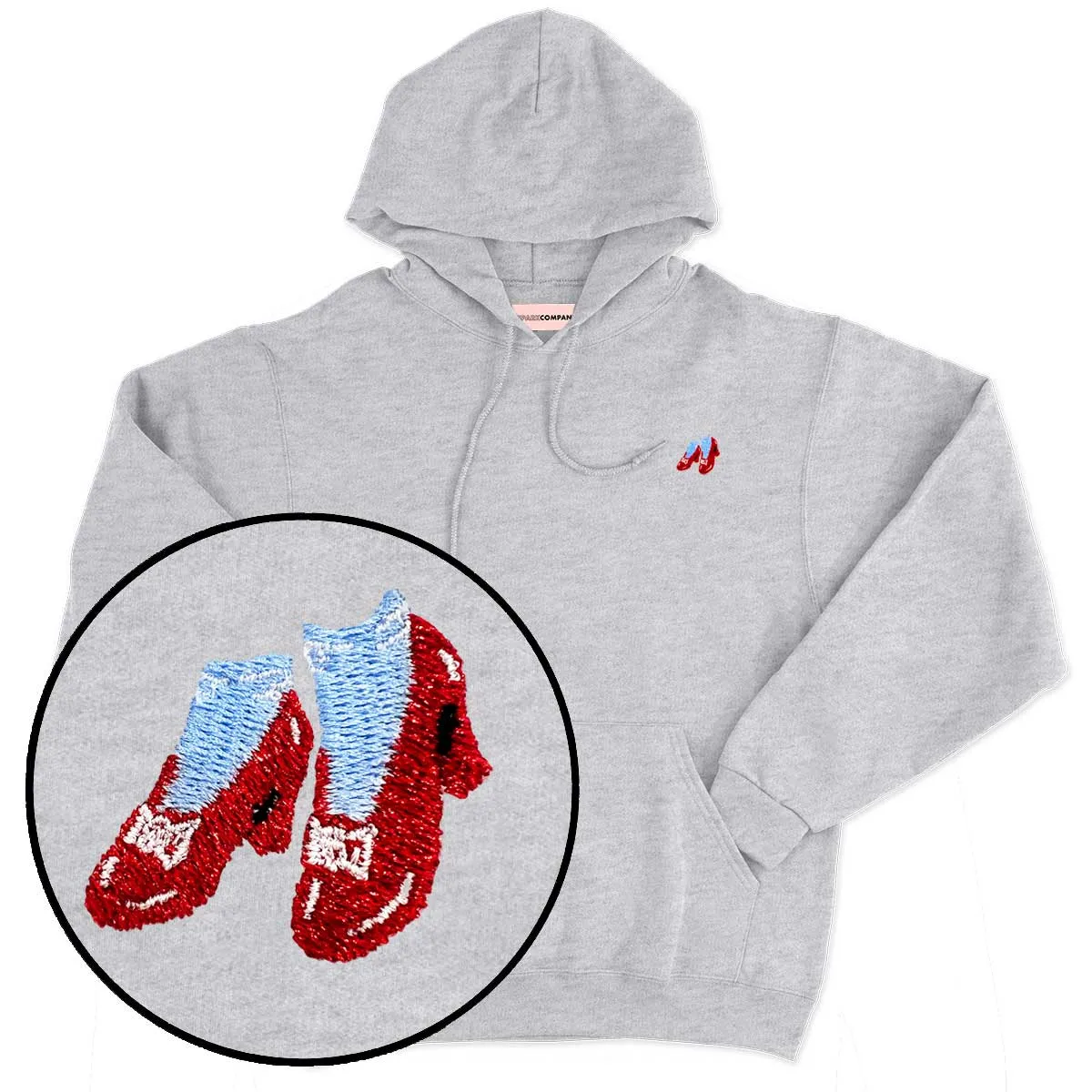 Ruby Slippers Embroidered Hoodie sold by The Spark Company product image thumbnail 3