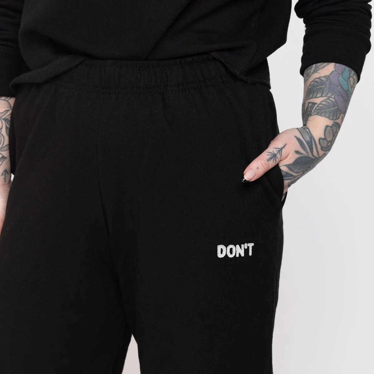Don't Embroidery Detail Joggers sold by The Spark Company product image thumbnail 2