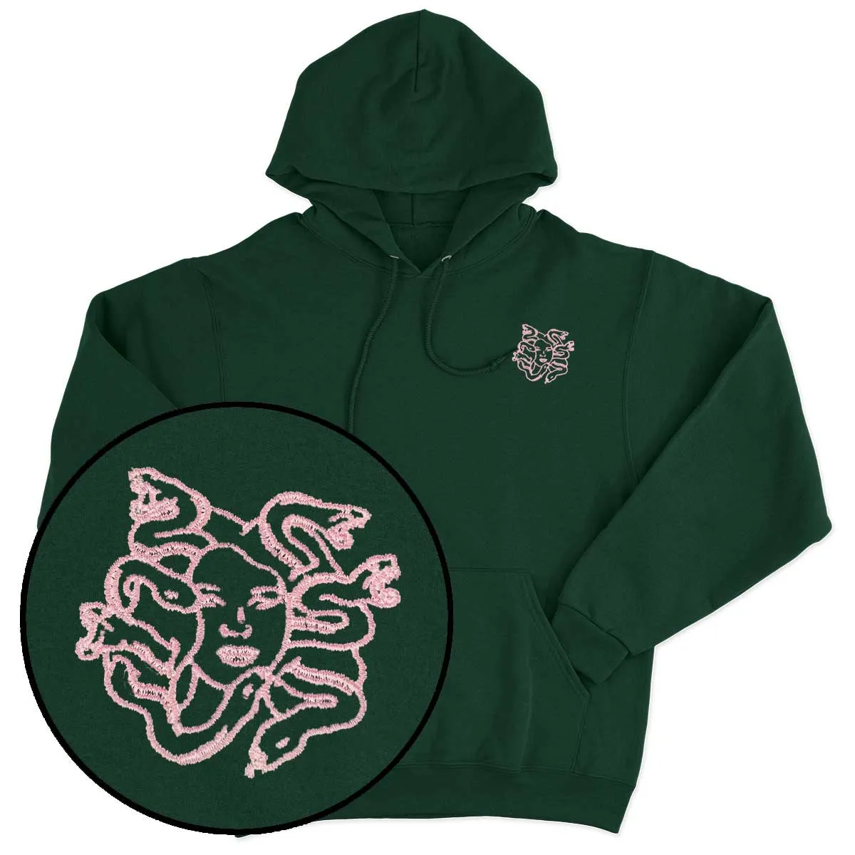 Medusa Embroidered Hoodie sold by The Spark Company product image thumbnail 3