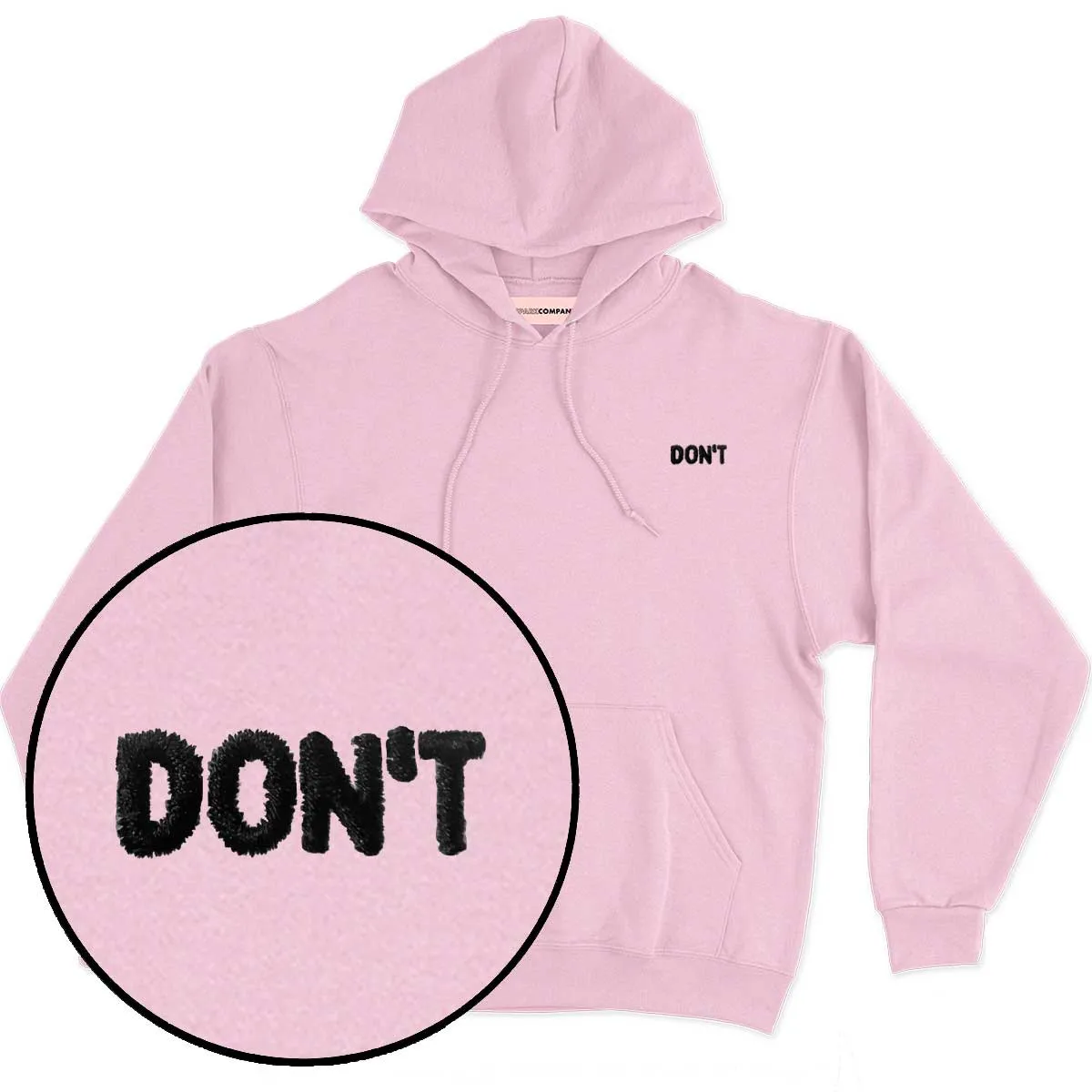Don't Embroidered Hoodie sold by The Spark Company product image thumbnail 3