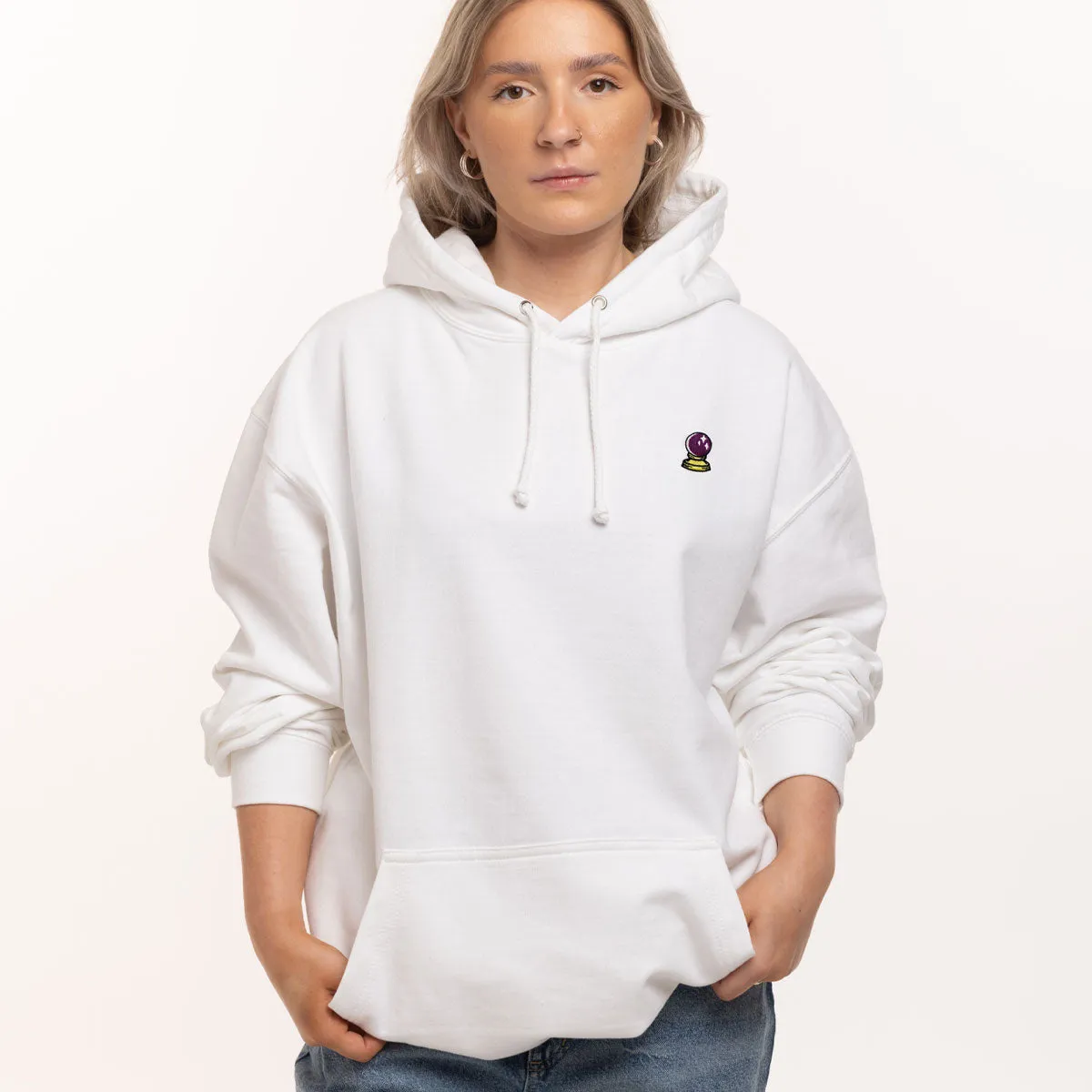 Crystal Ball Embroidered Hoodie sold by The Spark Company product image thumbnail 3