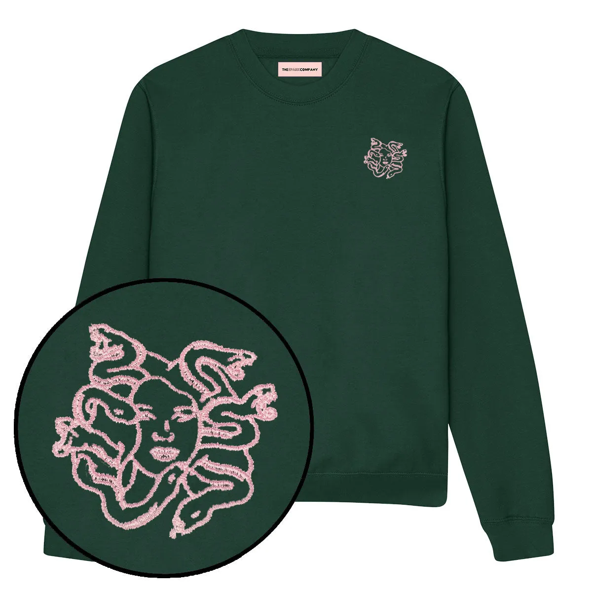 Medusa Embroidery Detail Sweatshirt sold by The Spark Company product image thumbnail 5