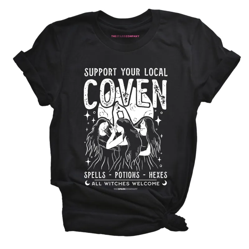 Support Your Local Coven T-Shirt sold by The Spark Company