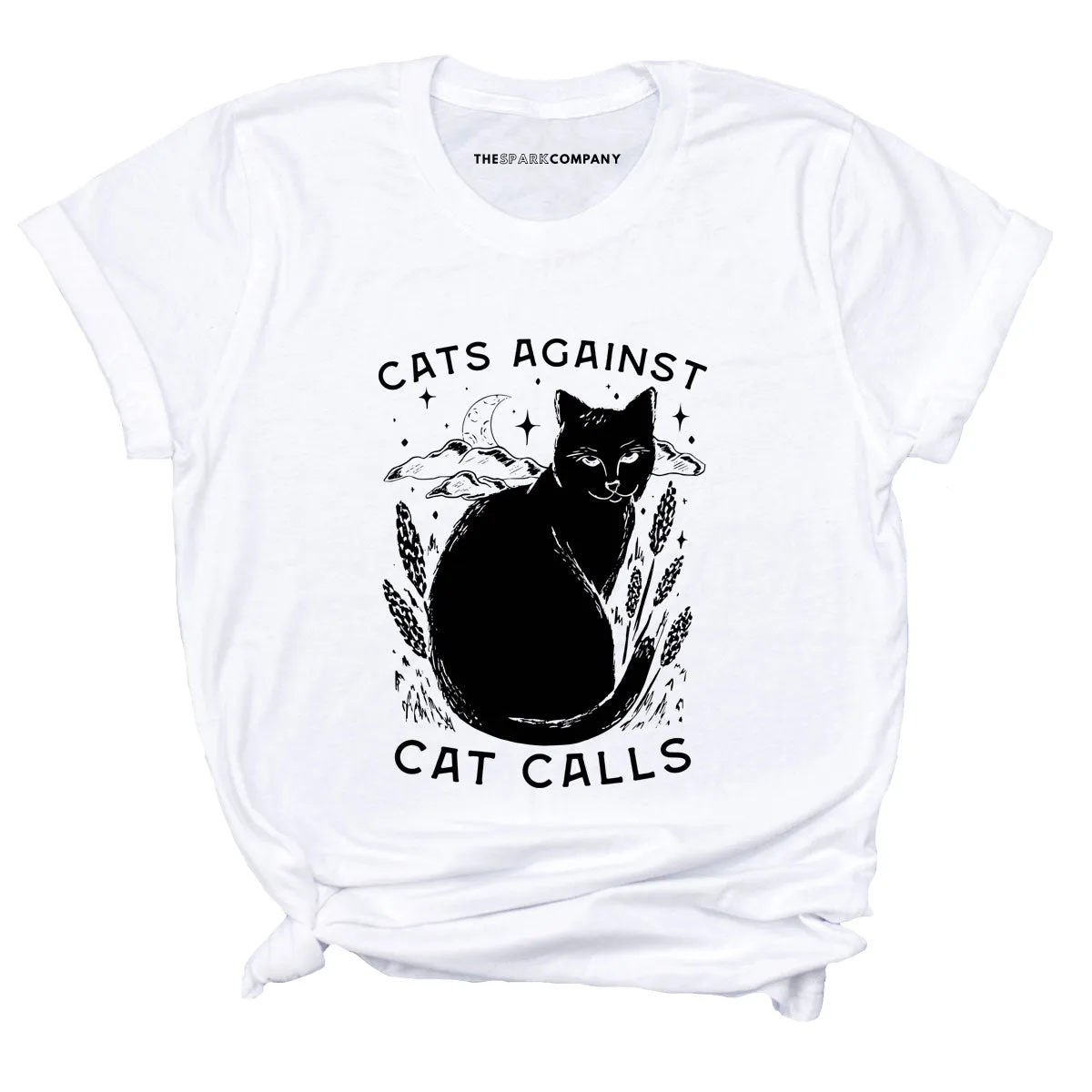 Cats Against Cat Calls T-Shirt sold by The Spark Company product image thumbnail 3