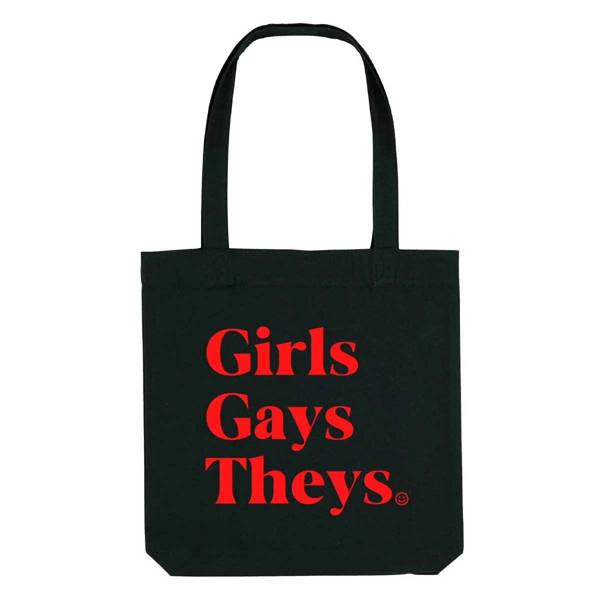 Girls Gays Theys Strong As Hell Tote Bag sold by The Spark Company product image thumbnail 2