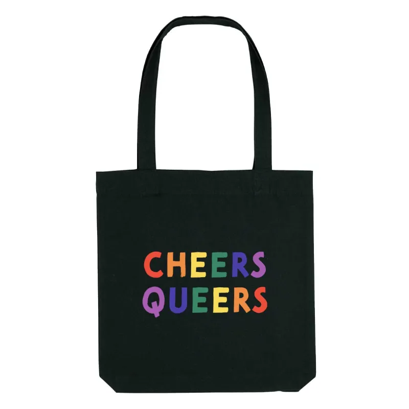 Cheers Queers Strong As Hell Tote Bag sold by The Spark Company