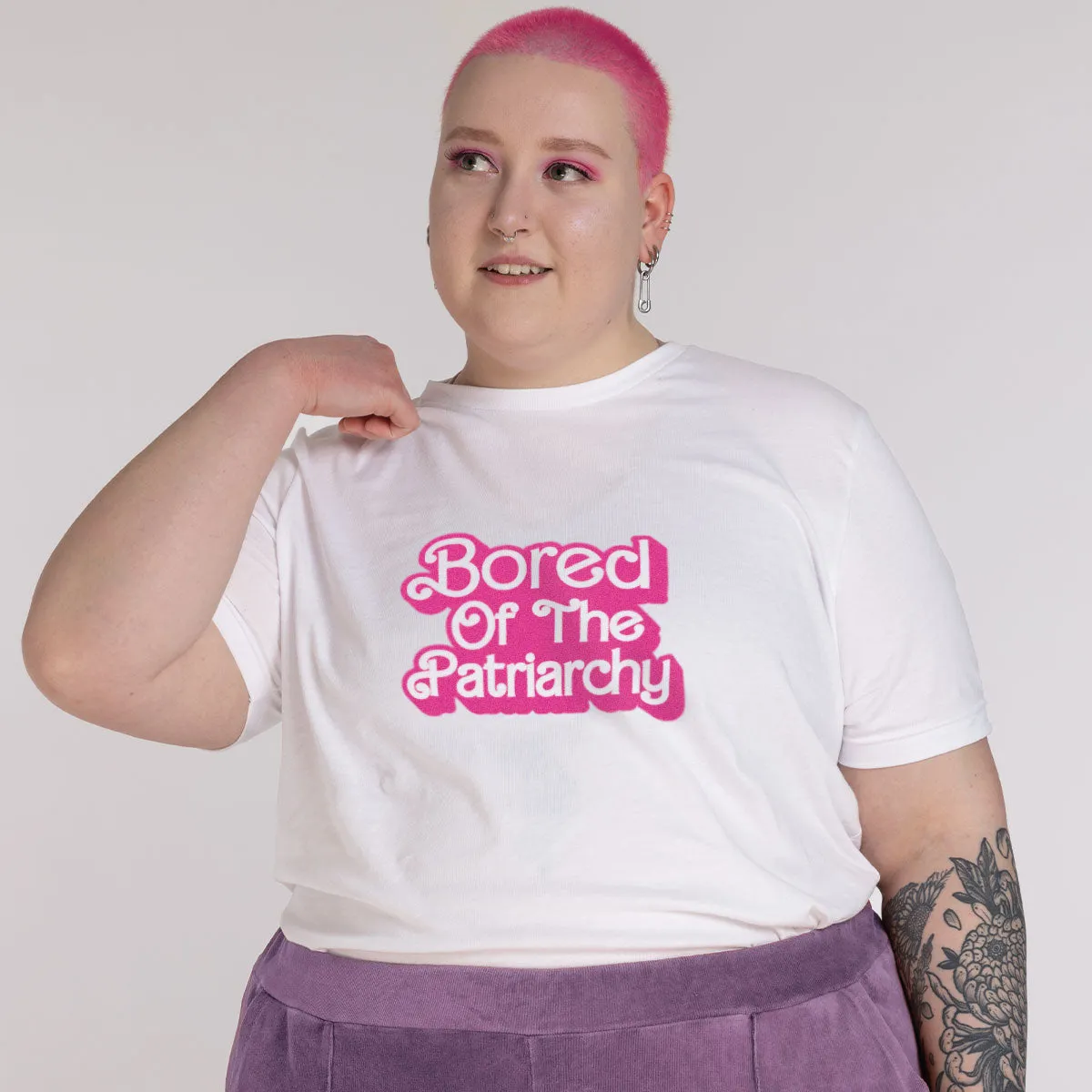 Bored Of The Patriarchy T-Shirt sold by The Spark Company product image thumbnail 3